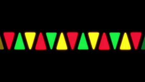 The colorful tribal patterns. Abstract background.loop. Stock Footage 193875975
