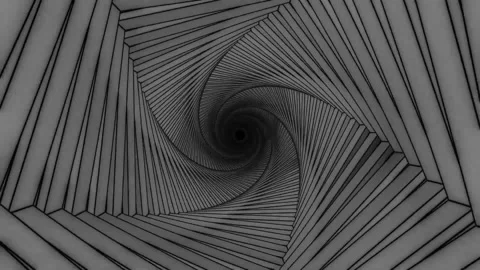 Colorful Tunnel Animation Loop Stock Footage 218976679