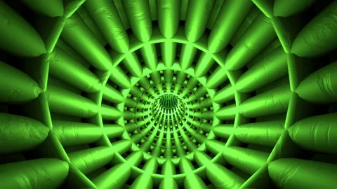 Colorful Tunnel loop CG background 20b Stockbeeldmateriaal 289676663