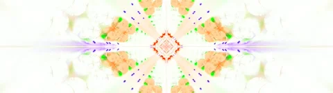 Colorful tunnel loop creates captivating visual experience with dynamic pat.. Stock Footage 317062076