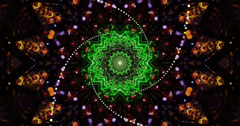 Colorful tunnel video loop creates an immersive experience with swirling pa.. Stock Footage 317331791