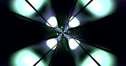 Colorful tunnel video loop creates dynamic visual experience for screensave.. Stock Footage 318610938