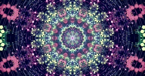 Colorful tunnel video loop creates an immersive visual experience with cont.. Vídeo Stock 318935907