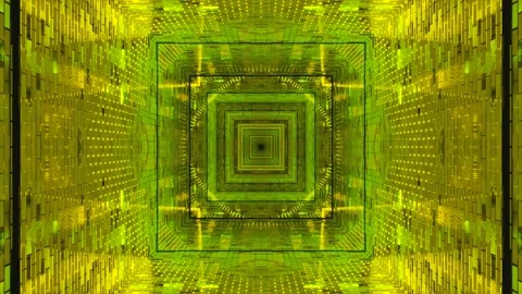 Colorful tunnel video loop creates a mesmerizing visual experience for scre.. Stock Footage 319423975