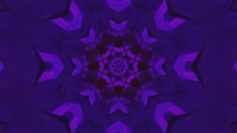 Colorful tunnel video loop creates a vibrant visual experience with seamles.. Stock Footage 319425973