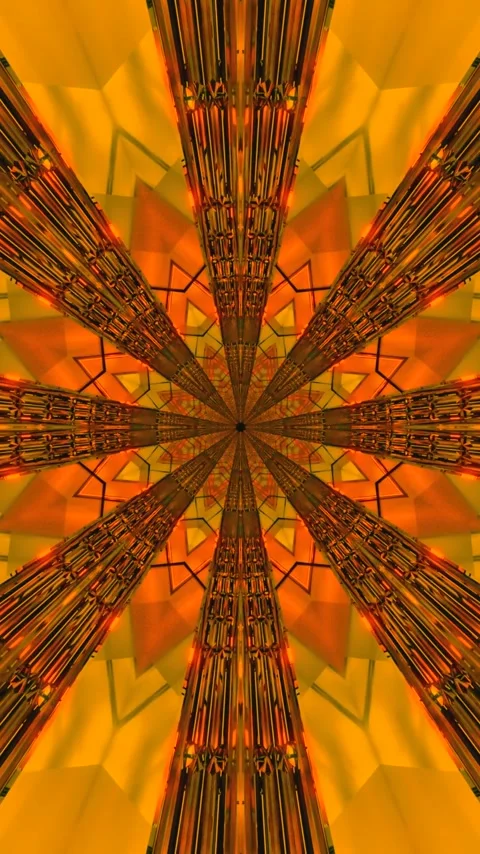 Colorful tunnel video loop creates a vibrant visual experience with seamles.. Stock Footage 320357530