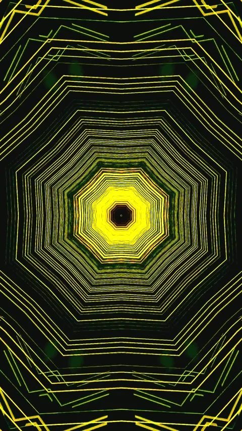 Colorful tunnel video loop creates a mesmerizing visual experience with rhy.. Stock Footage 321262917