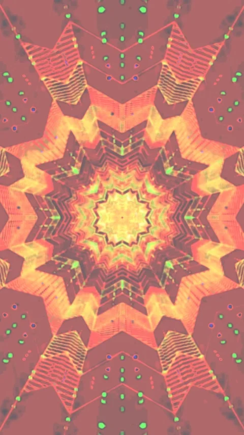 Colorful tunnel video loop creates immersive visual experience with seamles.. Stock Footage 321264185