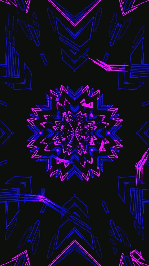 Colorful tunnel video loop creates a mesmerizing visual experience perfect .. Stock Footage 321264966
