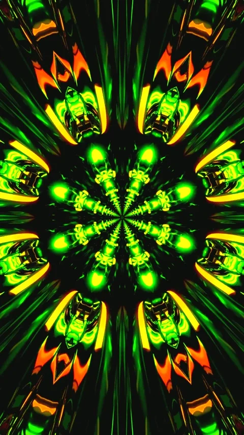 Colorful tunnel video loop creates a mesmerizing visual experience with sea.. Stock Footage 321270154