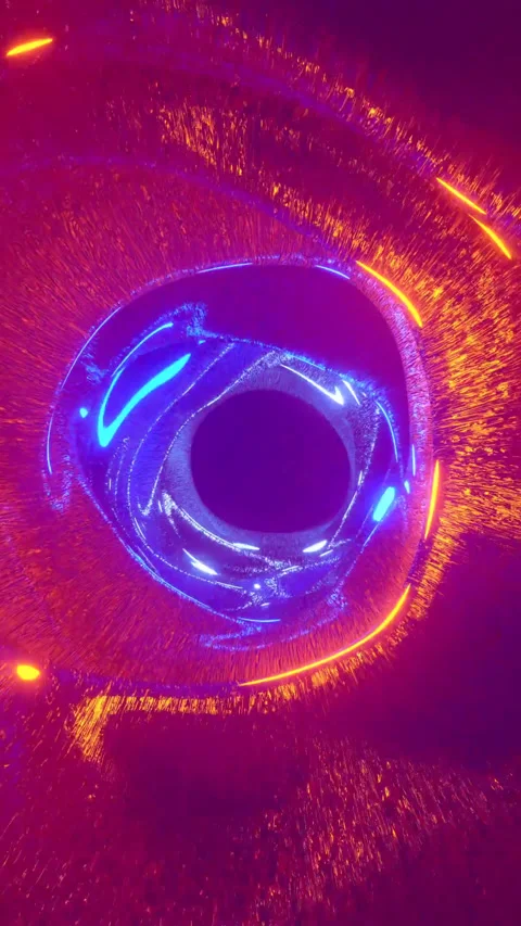 Colorful tunnel video loop creates a mesmerizing visual experience for scre.. Видео 321271465