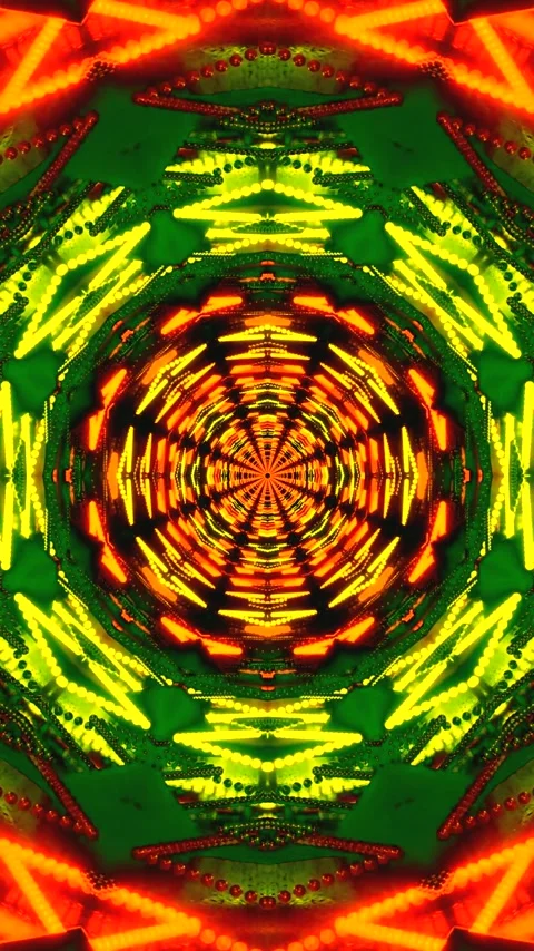 Colorful tunnel video loop creates a mesmerizing visual experience with sea.. Stock Footage 321563679