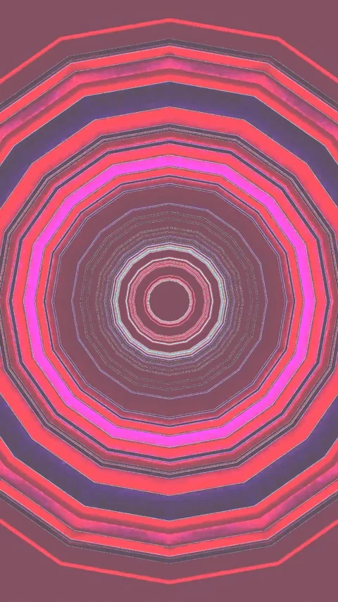 Colorful tunnel video loop creates a mesmerizing visual experience for scre.. Stock Footage 321565731