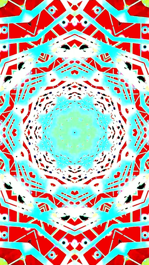 Colorful tunnel video loop creates a dynamic visual experience for screensa.. Stock Footage 321567079