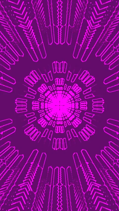 Colorful tunnel video loop creates immersive visual experience with rhythmi.. Stock Footage 321571707
