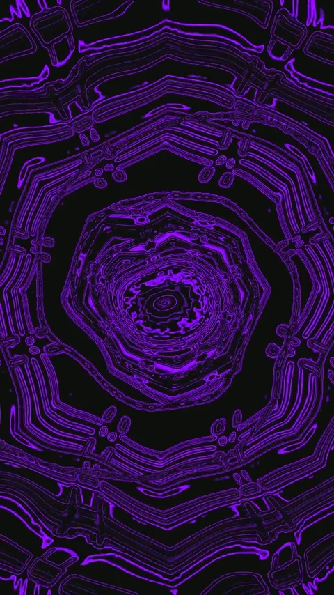 Colorful tunnel video loop creates captivating visual experience with swirl.. Video stock 321571950