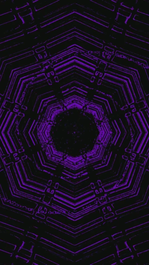 Colorful tunnel video loop creates a mesmerizing experience for screensaver.. Stock Footage 321571961