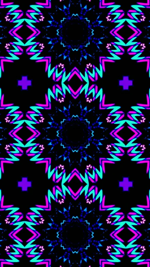 Colorful tunnel video loop creates seamless visual effects for screensaver .. Stock Footage 321572124