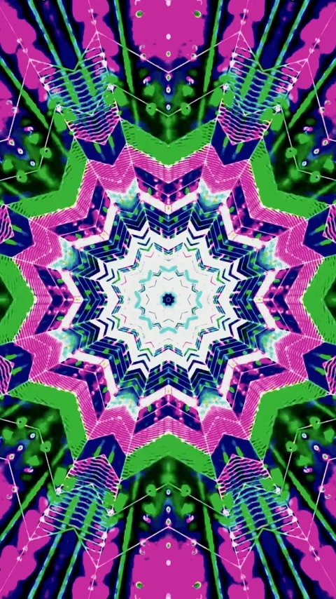 Colorful tunnel video loop creates dynamic visual experience with seamless .. Stock Footage 321573027