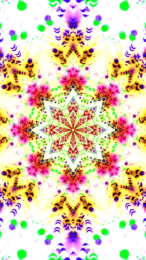 Colorful tunnel video loop creating a vibrant and seamless screen Stock Footage 318183152
