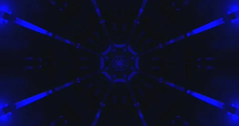 Colorful tunnel video loop creating a seamless, immersive experience for sc.. Stock Footage 318789949