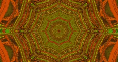 Colorful tunnel video loop creating a mesmerizing visual experience with se.. Stock Footage 319070757