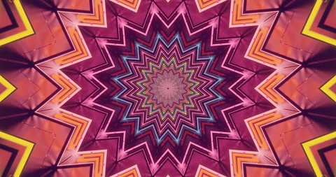 Colorful tunnel video loop creating a mesmerizing visual experience with vi.. Stock Footage 319072433