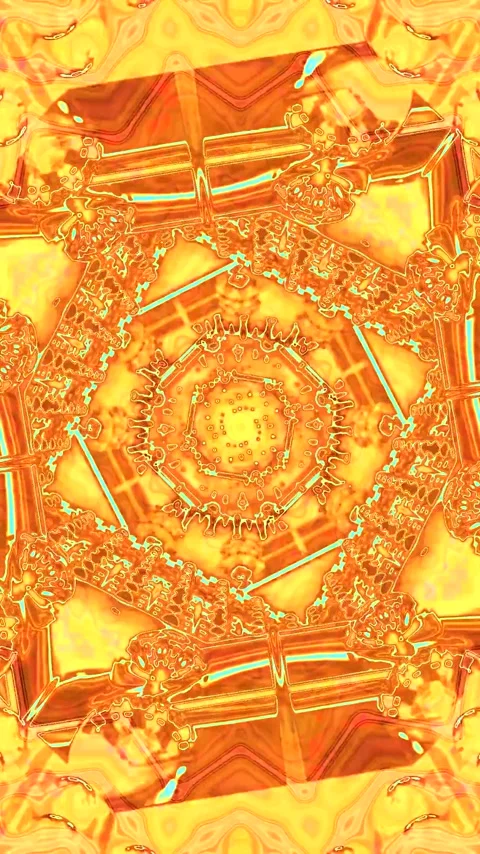 Colorful tunnel video loop creating a mesmerizing visual effect with bright.. Stock Footage 321264236