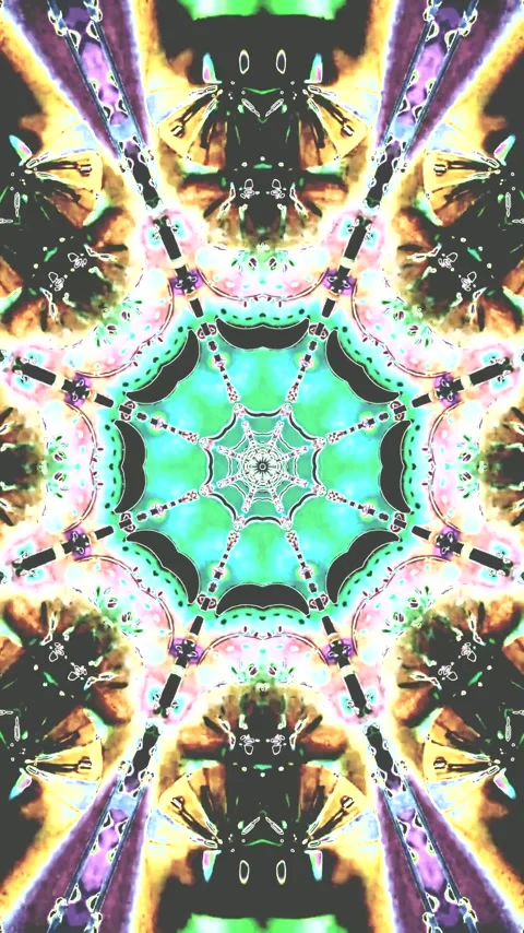 Colorful tunnel video loop creating a mesmerizing seamless visual experienc.. Stock-Footage 321265631