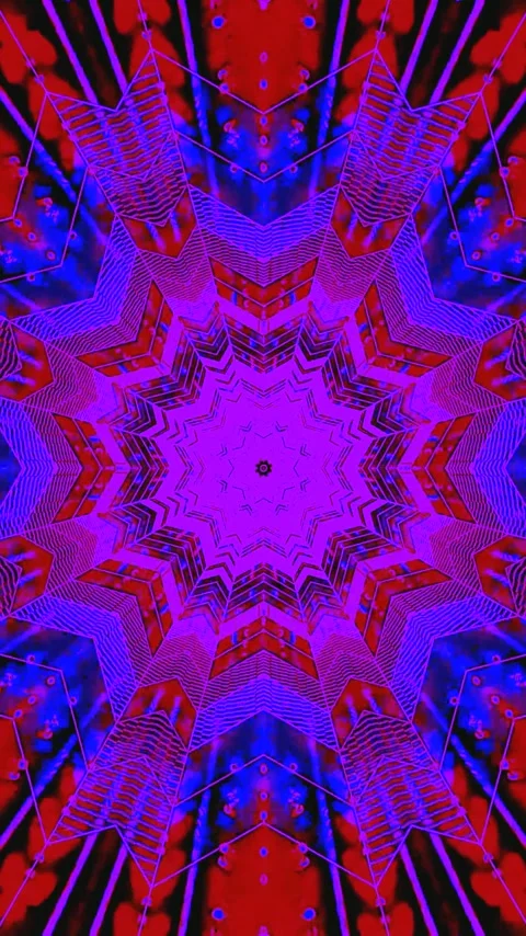 Colorful tunnel video loop creating a mesmerizing visual experience with vi.. Stock Footage 321564728