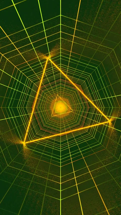 Colorful tunnel video loop creating a mesmerizing visual experience in a se.. Stock Footage 321566385