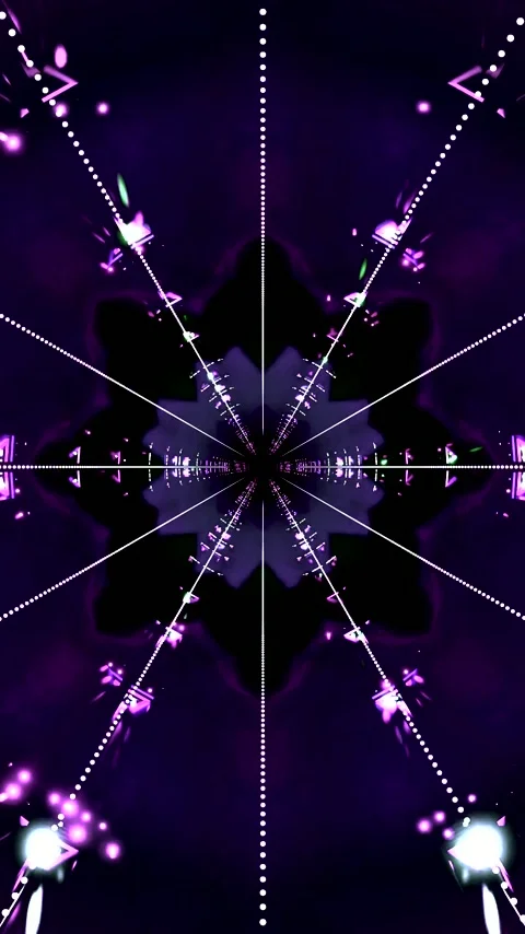 Colorful tunnel video loop creating a seamless visual experience in an abst.. Stock Footage 321567122