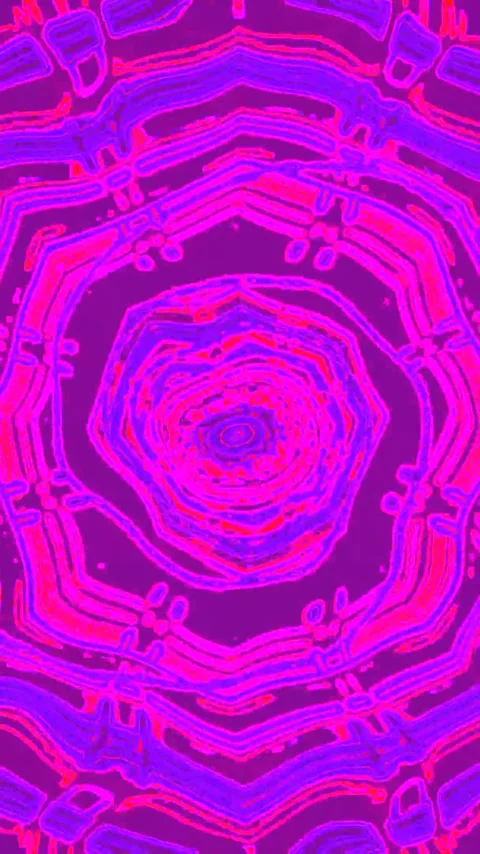 Colorful tunnel video loop creating a vibrant and seamless visuals experien.. Stock Footage 321573494