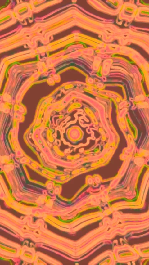 Colorful tunnel video loop creating a mesmerizing visual experience with se.. Stock Footage 321573832