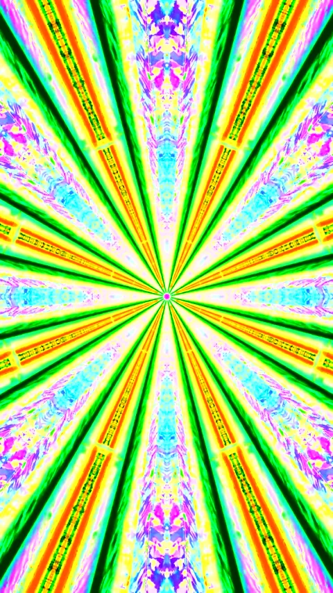Colorful tunnel video loop creating dynamic motion background for live wall.. Stock Footage 322770138
