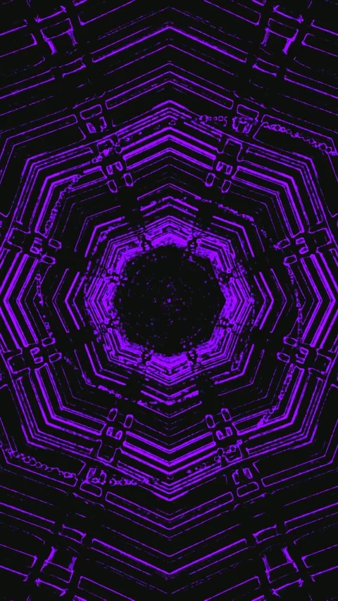 Colorful tunnel video loop designed for vibrant screensaver effects with dy.. Stock Footage 321571606