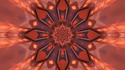 Colorful tunnel video loop with dynamic patterns creating a mesmerizing vis.. Stock Footage 319070216