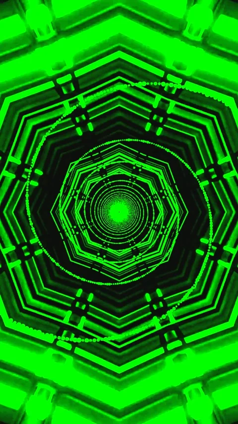 Colorful tunnel video loop providing seamless visuals for screensavers and .. Stock Footage 321263816