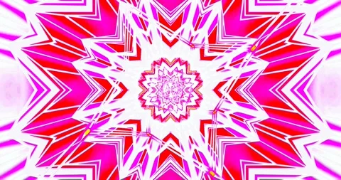 Colorful tunnel video loop screen saver showcasing seamless motio Stock Footage 318174127