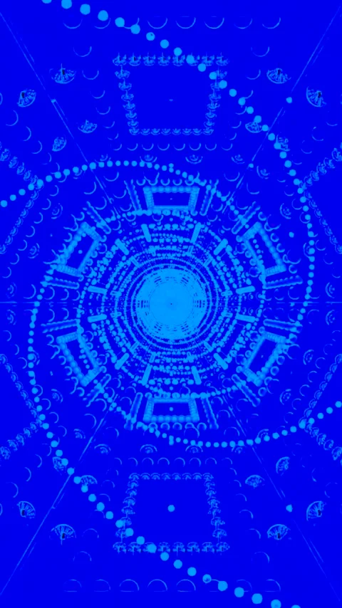 Colorful tunnel video loop screensaver creating a mesmerizing visual journe.. Stock Footage 321264041