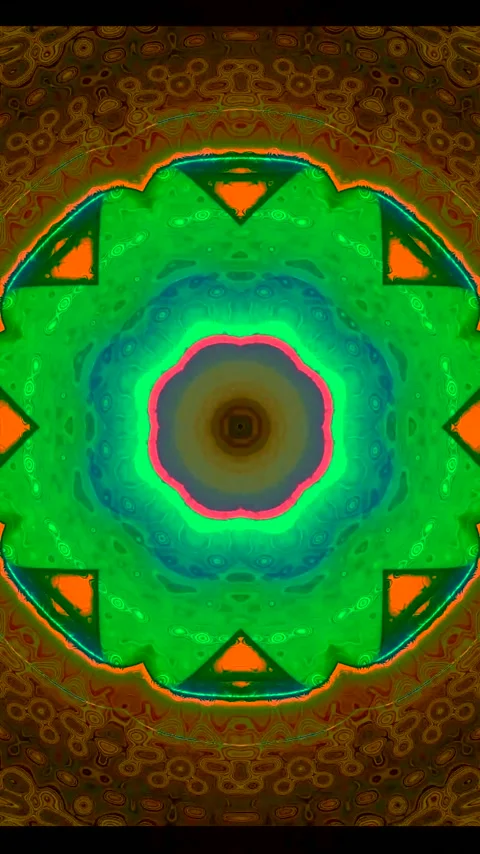 Colorful tunnel video loop screensaver creates a mesmerizing experience wit.. Video stock 321565903