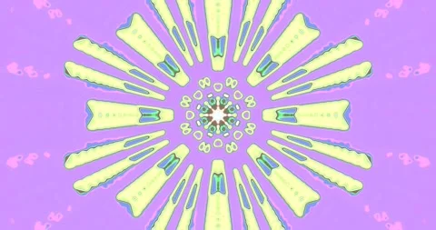 Colorful tunnel video loop with seamless patterns creating a dynamic visual.. Stock Footage 320053212