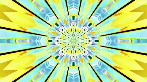 Colorful tunnel video loop with seamless transitions and dynamic visuals Stock Footage 320380399
