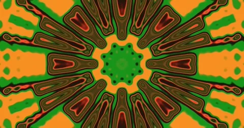 Colorful tunnel video loop with seamless transitions showcasing organic sha.. Stock Footage 320394019