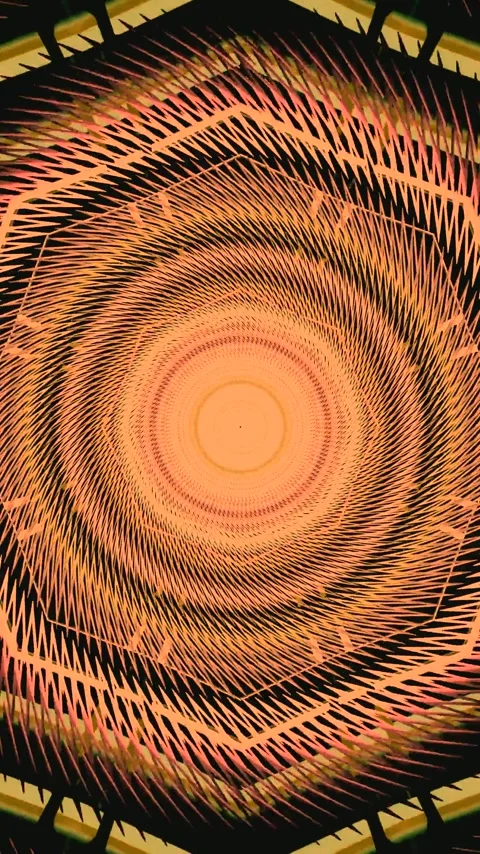 Colorful tunnel video loop with seamless motion, creating a mesmerizing vis.. Stock Footage 321563231