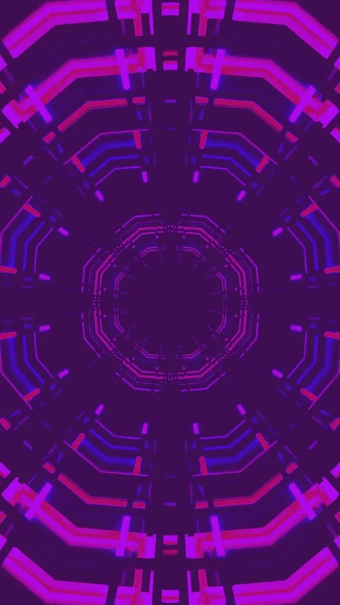 Colorful tunnel video loop showcases vibrant graphics and endless motion fo.. Stock Footage 321570387