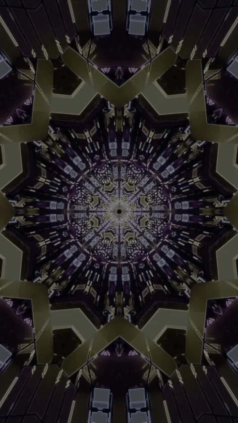 Colorful tunnel video VJ loop screensaver with a seamless transition, perfe.. Stock Footage 320356313
