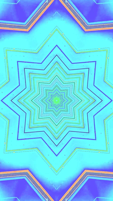 Colorful tunnel video vj loop screensaver creating a seamless visual experi.. Stock Footage 321262982