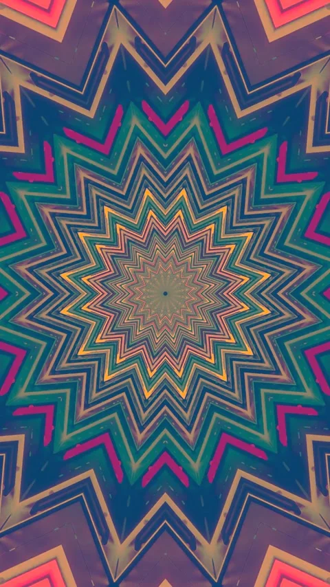 Colorful tunnel video vj loop screensaver creates a seamless immersive expe.. Video stock 321563377