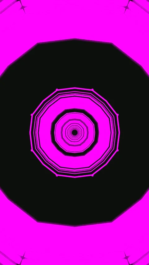 Colorful tunnel video vj loop screensaver creating a seamless visual experi.. Stock Footage 321566948